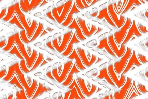 Textile illustration render.Textile fabric print pattern Stock Illustration