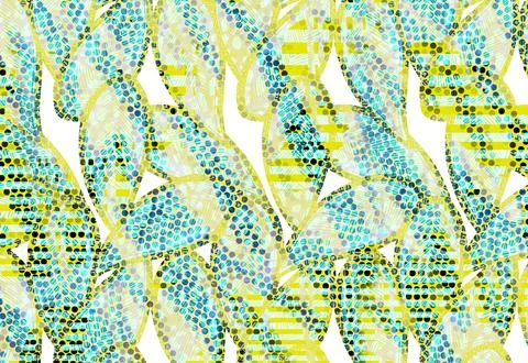 Textile illustration render.Textile fabric print pattern Stock Illustration