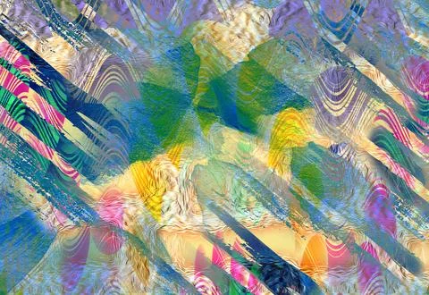 Textile illustration render.Textile fabric print pattern Illustrazione stock