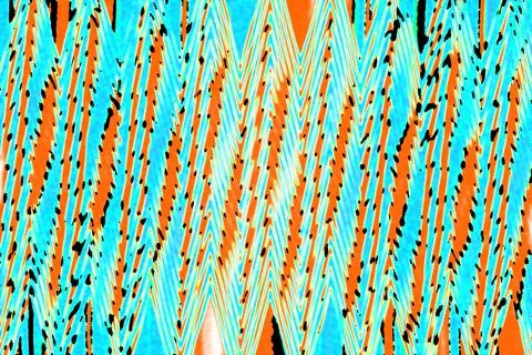 Textile illustration render.Textile fabric print pattern Stock Illustration