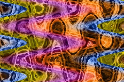 Textile illustration render.Textile fabric print pattern Stock Illustration