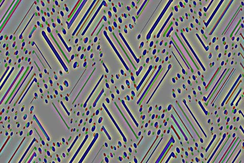 Textile illustration render.Textile fabric print pattern Stock Illustration