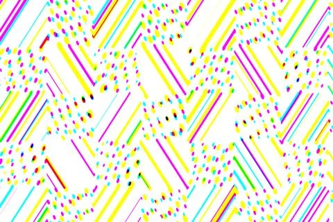 Textile illustration render.Textile fabric print pattern Stock Illustration