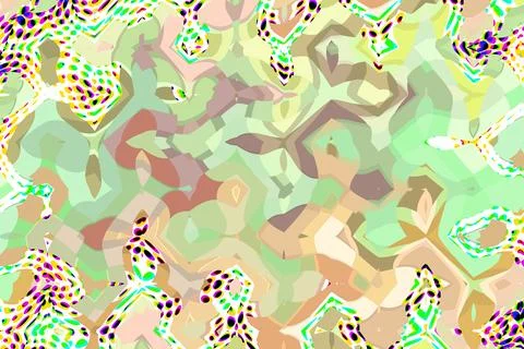 Textile illustration render.Textile fabric print pattern Stock Illustration
