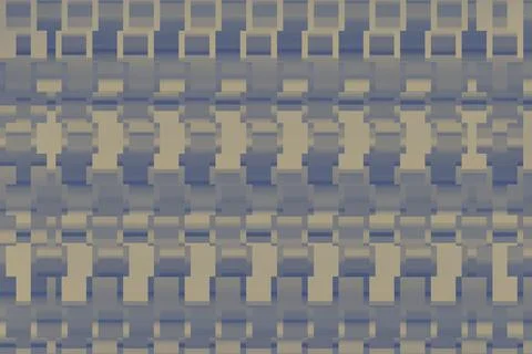 Textile illustration render.Textile fabric print pattern Stock Illustration
