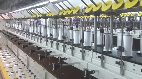 Textile industry reels 库存影片 50446829
