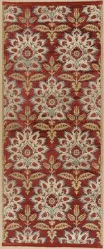 Textile Length with Design of Stylized Carnations and Tulips. Turkey, 17th .. Stock Photos