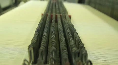 Textile machine working Stock Footage 62524605