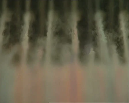 Textile machinery threads extreme closeup Video stock 25052951