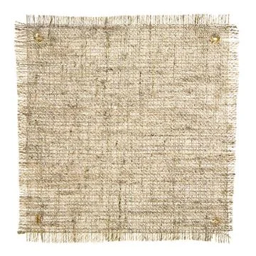 Textile Patch Textile Patch Isolated On White Copyright: xZoonar.com/Krist... Foto stock