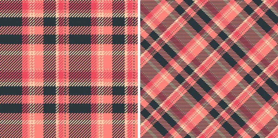 Textile pattern featuring classic tartan  diagonal checks. Ideal for backgrou 스톡 일러스트