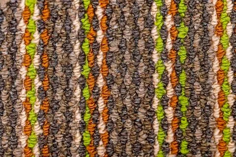 Textile pattern vertical seams lines. Close up. Stock Photos