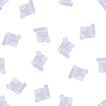 Textile price glyph seamless pattern Stock Illustration