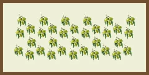 Textile Print Manually Illustrated Artwork Illustrazione stock