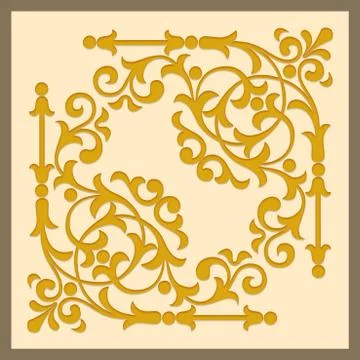 Textile Print Manually Illustrated Artwork Stock Illustration