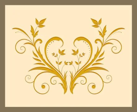 Textile Print Manually Illustrated Artwork Illustrazione stock
