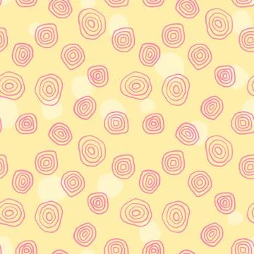 Textile print seamless pattern. Vector design with colorful hand drawn sketch Stock Illustration