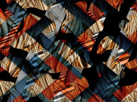 Textile print.Abstract background.Clothing colorful pattern イラスト素材