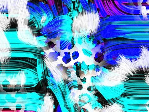 Textile print.Abstract background.Clothing colorful pattern Stock Illustration