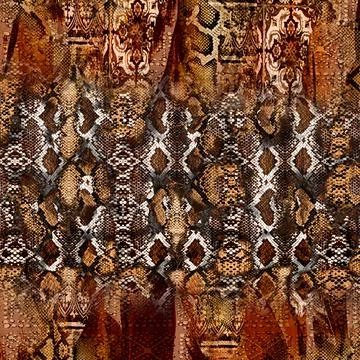 Textile printing patterns, combination fabric designs Stock Illustration