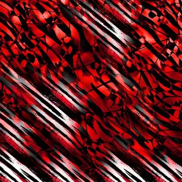 Textile printing patterns, combination fabric designs イラスト素材