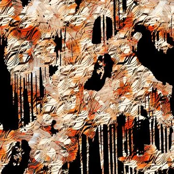 Textile printing patterns, combination fabric designs Stock Illustration