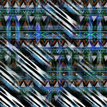 Textile printing patterns, combination fabric designs 스톡 일러스트