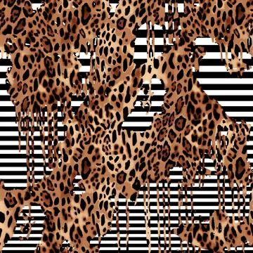 Textile printing patterns, combination fabric designs イラスト素材