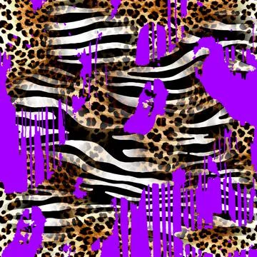 Textile printing patterns, combination fabric designs Ilustración de archivo