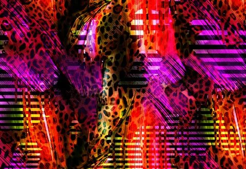 Textile printing,pattern illustration,for textile illustration Stock Illustration