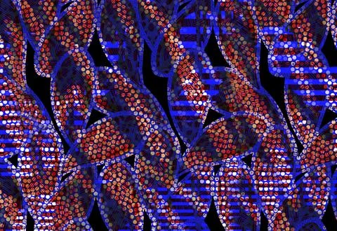 Textile printing,pattern illustration,for textile illustration Stock Illustration
