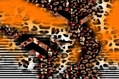 Textile printing,pattern illustration,for textile illustration Stock Illustration