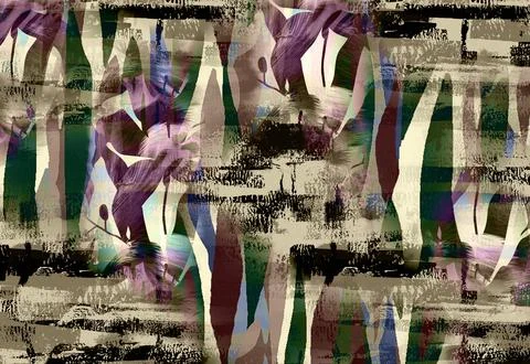 Textile printing,pattern illustration,for textile illustration Illustrazione stock
