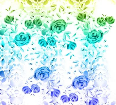 Textile printing,pattern illustration,for textile illustration Stock Illustration