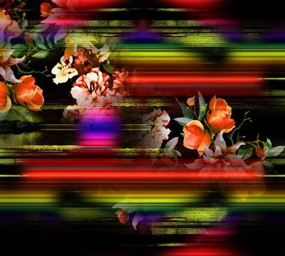Textile printing,pattern illustration,for textile illustration Stock Illustration
