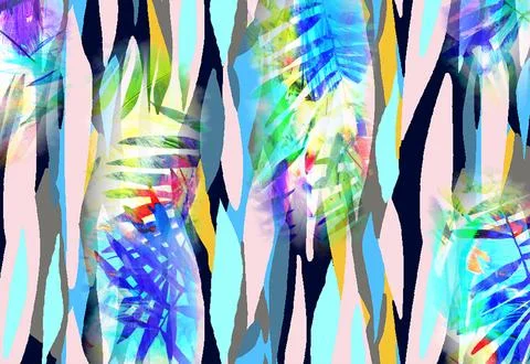 Textile printing,pattern illustration,for textile illustration Illustrazione stock