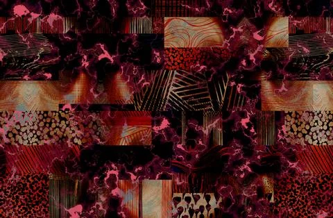 Textile printing,pattern illustration,for textile illustration Stock Illustration