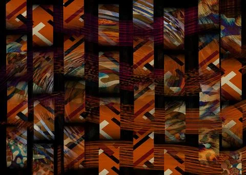 Textile printing,pattern illustration,for textile illustration Stock Illustration