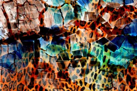 Textile printing,pattern illustration,for textile illustration Stock Illustration