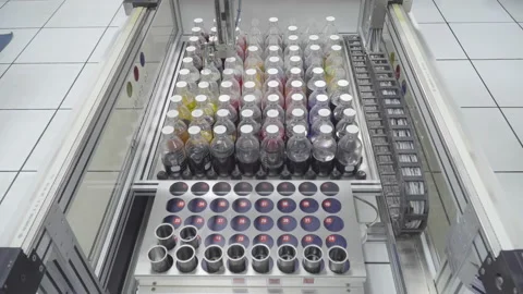 Textile process - color picker, color mixer Stock Footage 145670801