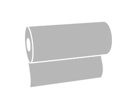 Textile roll vector icon. Paper tube illustration design for kitchen cleaning Stock Illustration