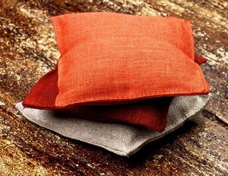 Textile sachet Stock Photos