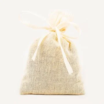 Textile sachet pouch Stock Photos