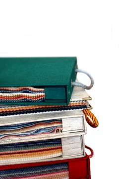 Textile samplers Stock Photos