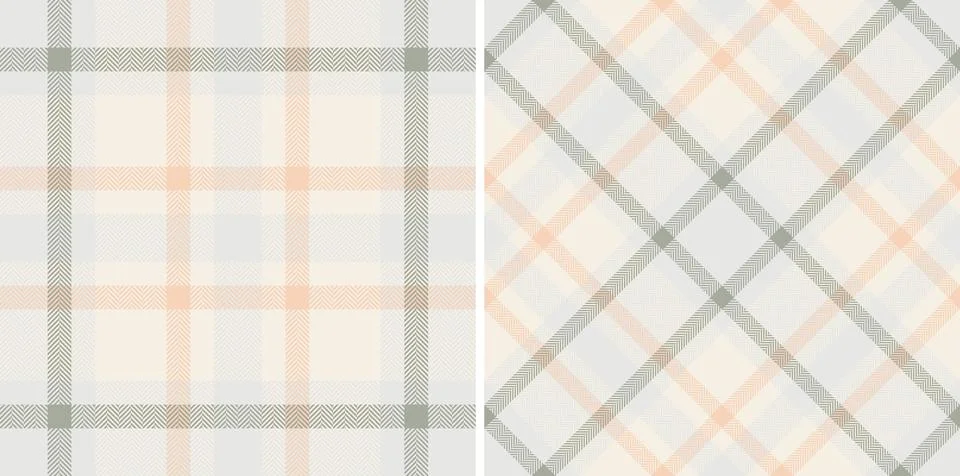 Textile seamless check of vector fabric plaid with a texture background pat.. Stock Illustration