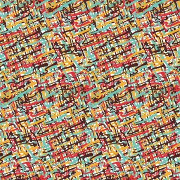 Textile seamless pattern of colorful strokes Stock Illustration
