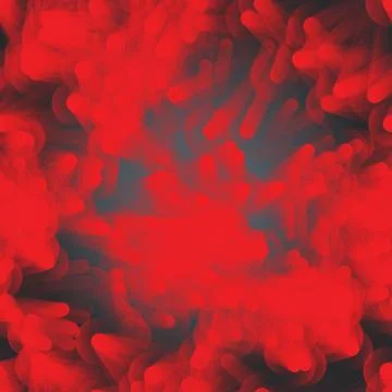 Textile seamless pattern of red ragged clouds on dark backdrop Illustrazione stock