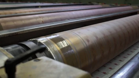 Textile stamping. Textile Industry. Видео 72587818
