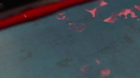 Textile stamping. Textile Industry. Vídeo Stock 72587880