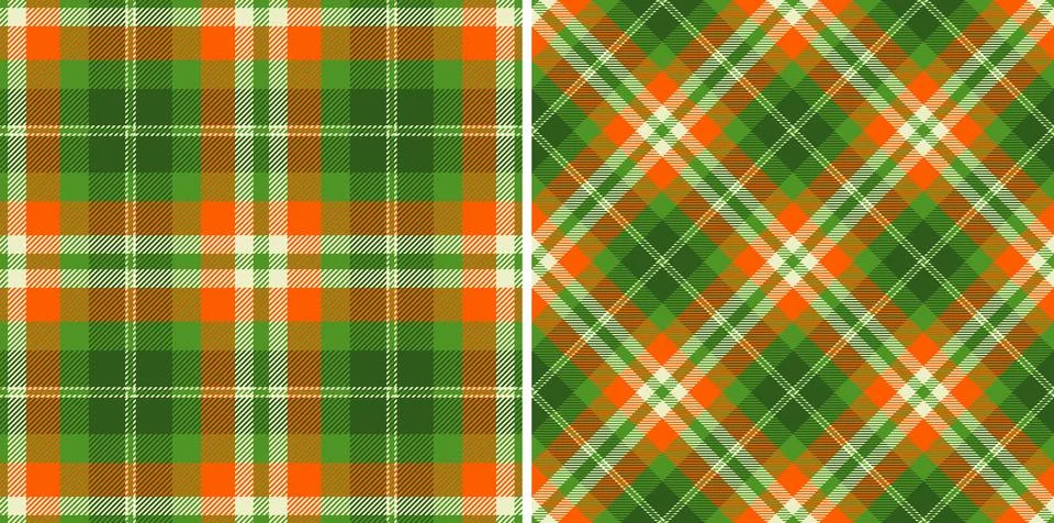 Textile texture check of vector pattern background with a plaid tartan seam.. イラスト素材